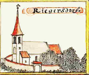 Riegersdorf - Koci, widok oglny